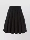 Junya Watanabe Long Pleated Skirt A-line Silhouette In Black