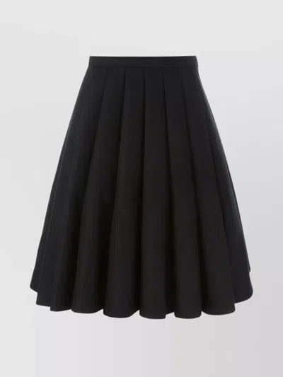 JUNYA WATANABE LONG PLEATED SKIRT A-LINE SILHOUETTE
