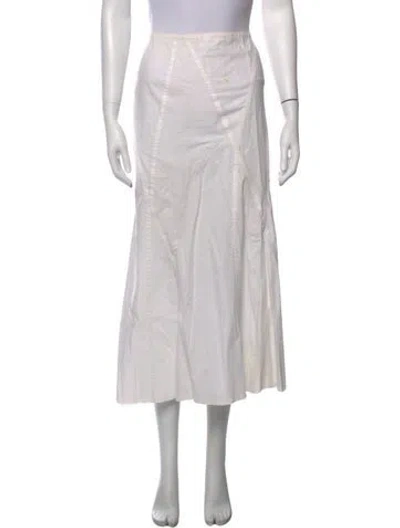 Pre-owned Junya Watanabe Long Skirt In White