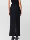 Junya Watanabe Long Skirt With Back Slit And Pleated Detail