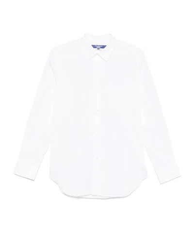 Junya Watanabe Long Sleeve Button-down Shirt In White