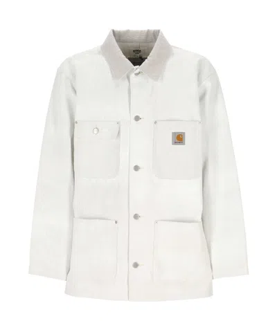 Junya Watanabe Long Sleeve Casual Jacket In White
