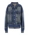 Junya Watanabe Long Sleeve Denim Jacket In Blue