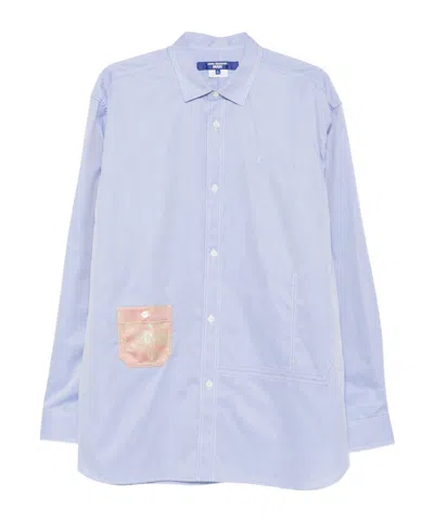 Junya Watanabe Long Sleeve Shirt In Blue