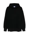 Junya Watanabe Felted Hoodie In Black