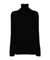 Junya Watanabe Ribbed Wool Turtle-neck Sweater In Black