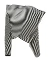 Junya Watanabe Long-sleeved Striped Top In Black