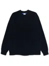 Junya Watanabe Wool Blend Jumper In Black