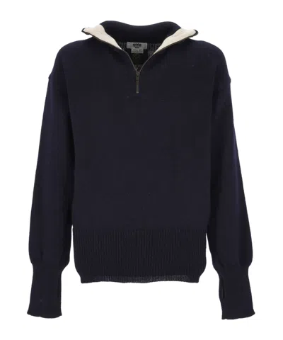 Junya Watanabe Long-sleeved Sweater In Blue