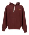 Junya Watanabe X Filson Embroidered Logo Hoodie In Burgundy