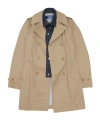 Junya Watanabe Cotton Double-breasted Coat In Brown