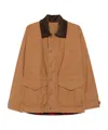 Junya Watanabe Corduroy-collar Flap-pocket Jacket In Brown
