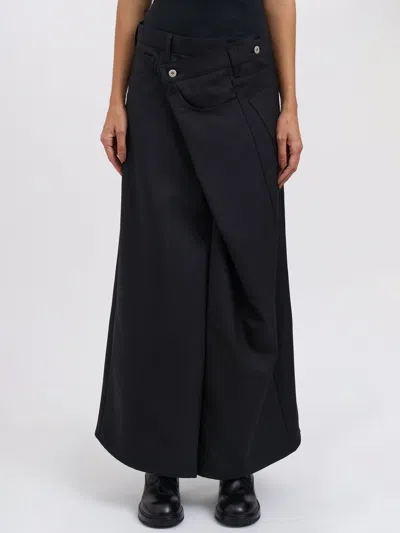 JUNYA WATANABE JUNYA WATANABE LONG WOOL SKIRT