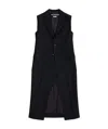 Junya Watanabe Sleeveless Coat In Black