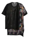 Junya Watanabe Lurex-detailed T-shirt