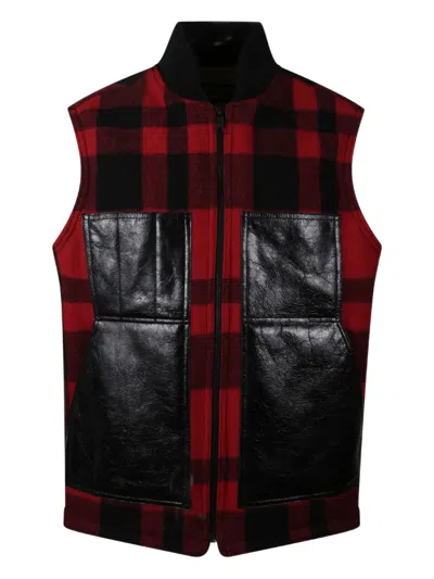 JUNYA WATANABE MACKINAW PANELLED GILET