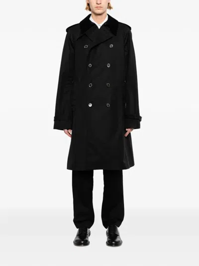 Junya Watanabe Mackintosh Coat In Black