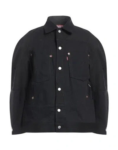 Junya Watanabe Man Denim Outerwear Black Size L Cotton