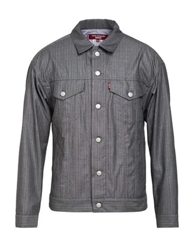 Junya Watanabe Man Jacket Grey Size M Polyester, Rayon In Gray