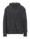 Junya Watanabe Textured Drawstring Zipped Hoodie Sweatshirts Grey In Grey