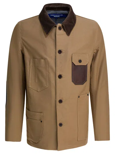 Junya Watanabe Man Jackets & Coats In Brown