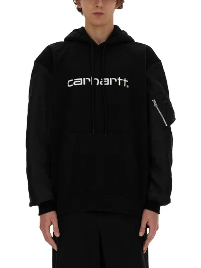Junya Watanabe Man  Man X Carhartt Sweatshirt In Black