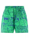 JUNYA WATANABE JUNYA WATANABE MAN "JUNYA WATANABE X LOUSY LIVIN" PRINTED SHORTS