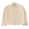 Junya-watanabe-man Jwm X Levi's Jacket In Natural In Bianco Sporco