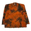Junya-watanabe-man Men's Garment Dyed Sweater In Brown/orange In Marrone/arancio