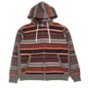 Junya-watanabe-man Men's Shetland Wool Jacquard Hoodie In Multicolour In Multicolor