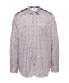 Junya Watanabe Man Paisley Printed Curved Hem Shirt In Multi