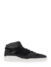 Junya Watanabe High-top Sneakers With Textured Upper And Rubber Sole