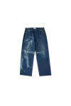 Junya Watanabe Graphic Print Trousers With Adjustable Strap And Five Pockets