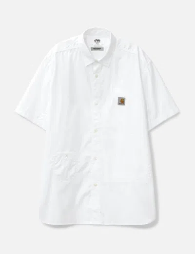 Junya Watanabe Man X Carhartt Short Sleeve Shirt In White