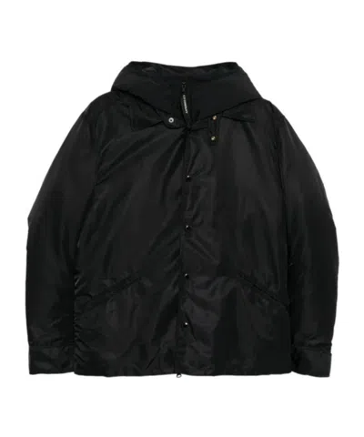 Junya Watanabe Man X C.p. Company Hooded Jacket In Black