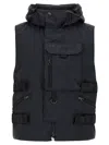 Junya Watanabe X C. P. Company Detachable-panel Gilet In Black