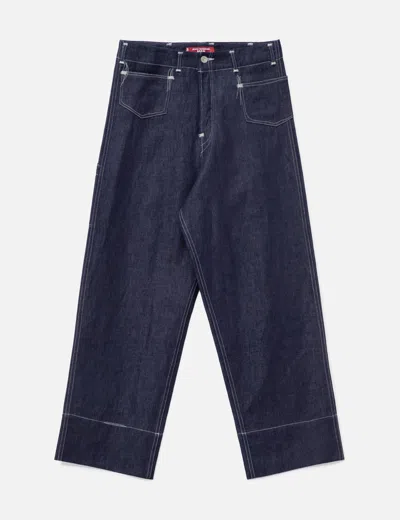 Junya Watanabe Man X Levi's Baggy Denim Jeans In Blue
