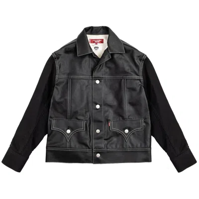 Pre-owned Junya Watanabe Man X Levi's Jacket 'black' | Men's Size L