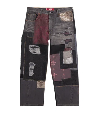 JUNYA WATANABE JUNYA WATANABE MAN X LEVI'S PATCHWORK WIDE-LEG JEANS