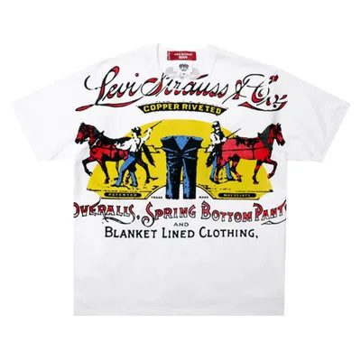 Pre-owned Junya Watanabe Man X Levi's Tee 'white' | Men's Size L