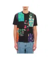 Junya Watanabe Man X Lousy Livin Patchwork Crewneck T-shirt In Black