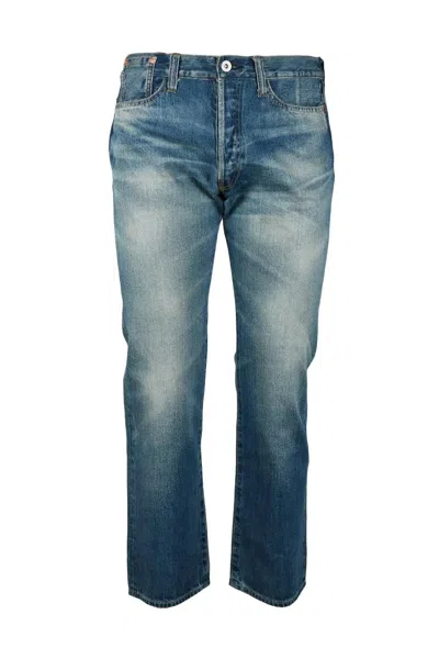 Junya Watanabe Medium Blue Straight-leg Denim Jeans