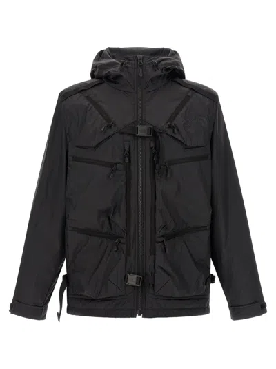Junya Watanabe Men Black Logo Hood Jacket