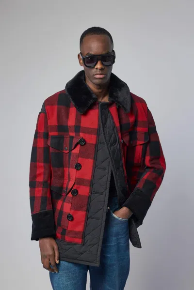 Junya Watanabe Men's Coat In Red
