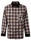 Junya Watanabe Check Overshirt Jacket Jackets And Coats Brown In Brown