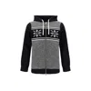 Junya Watanabe Cotton And Wool Hoodie In Black