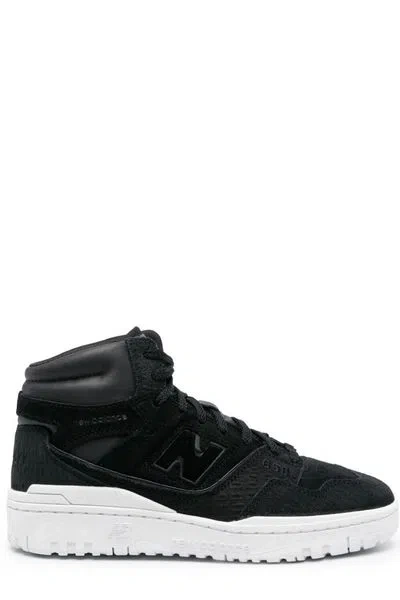 Junya Watanabe Men's Leather Panel Sneakers For A Classic And Modern Look In Black