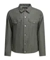 Junya Watanabe Pinstripe-pattern Denim Jacket In Gray