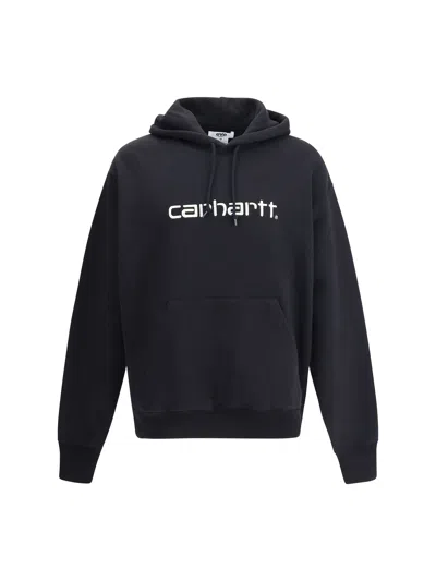 Junya Watanabe Men Logoed Hoodie In Black