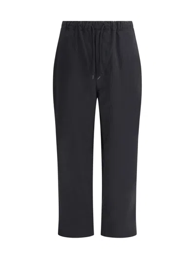 Junya Watanabe Men Monochrome Pants In Black